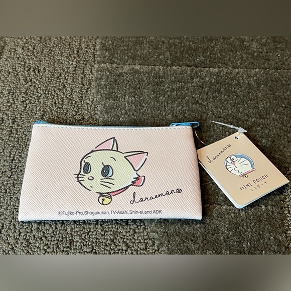 Doraemon & Mii-Chan Mini Pouch Zipper Japan Exclusive Officially Licensed Kawaii - Picture 2 of 9